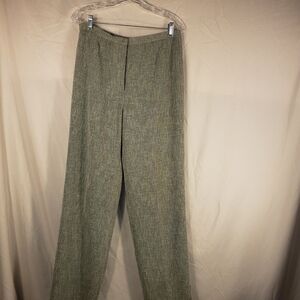 Casual Corner Lightweight  Black and White Checkered Pants - 8